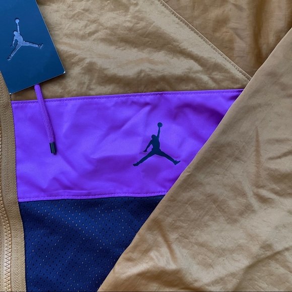 NIKE AIR JORDAN MENS ACTIVE BASKETBALL TRACK JACKET SIZE 2XL XXL JUMPMAN LOOSE F - Picture 6 of 8